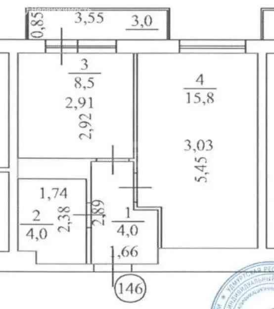 1-комнатная квартира: Ижевск, микрорайон Живсовхоз, Зелёная улица, ... - Фото 1