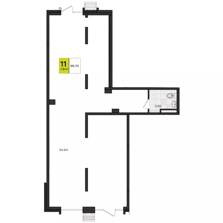 Помещение свободного назначения в Краснодарский край, Краснодар пос. ... - Фото 1