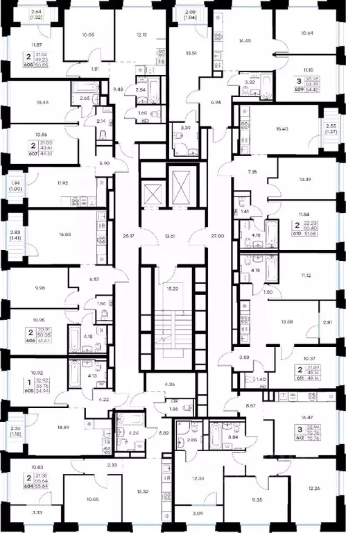 2-к кв. Мурманская область, Мурманск Долина Уюта тер.,  (55.64 м) - Фото 2