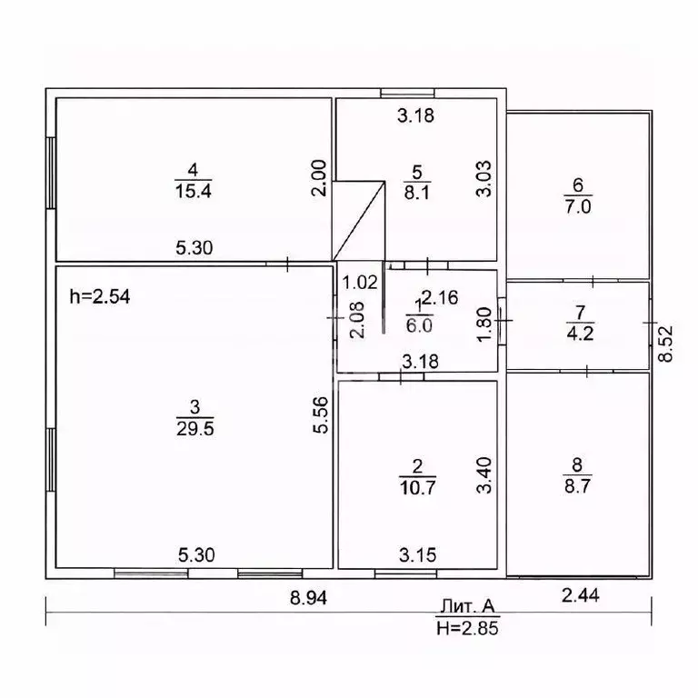 Дом в Томская область, Томский район, Заречное с/пос, д. Черная Речка ... - Фото 2