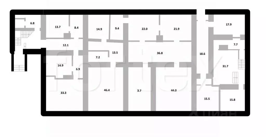 Офис в Москва ул. Земляной Вал, 39/1С2 (1300 м) - Фото 1