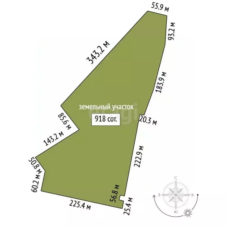 Участок в Крым, Бахчисарайский район, Красномакское с/пос, с. Холмовка ... - Фото 2