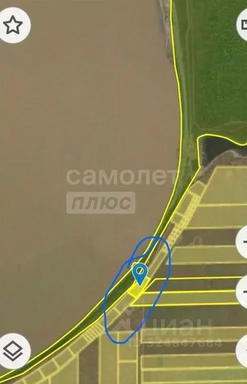 Участок в Крым, Сакский район, Лесновское с/пос, с. Прибрежное  (1.0 ... - Фото 1