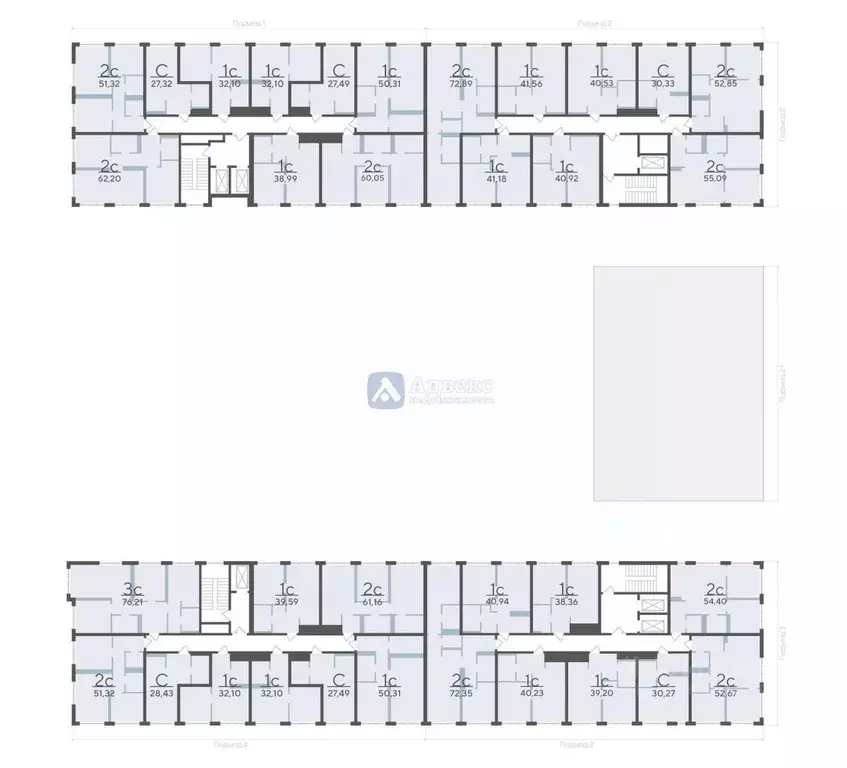 2-к кв. Тюменская область, Тюмень ул. Сергея Корепанова, 34 (72.89 м) - Фото 2