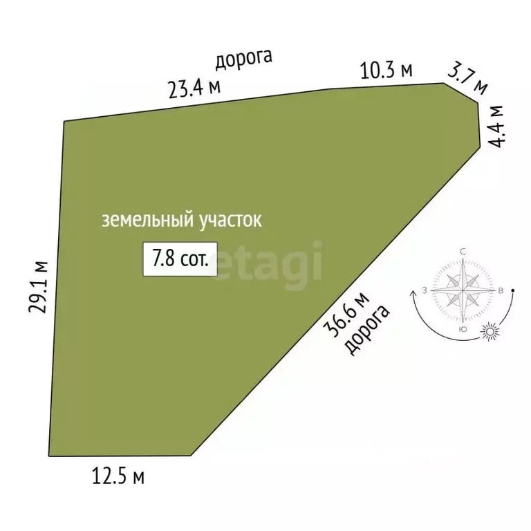 Участок в Пермский край, Краснокамский муниципальный округ, ... - Фото 2