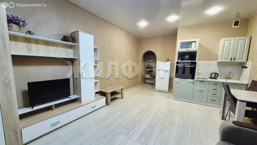 Квартира-студия: Новосибирск, улица Котовского, 40/1 (32.7 м) - Фото 1