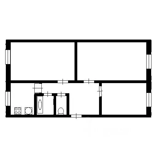 3-к кв. Иркутская область, Усть-Илимск ул. Мечтателей, 14 (63.2 м) - Фото 2