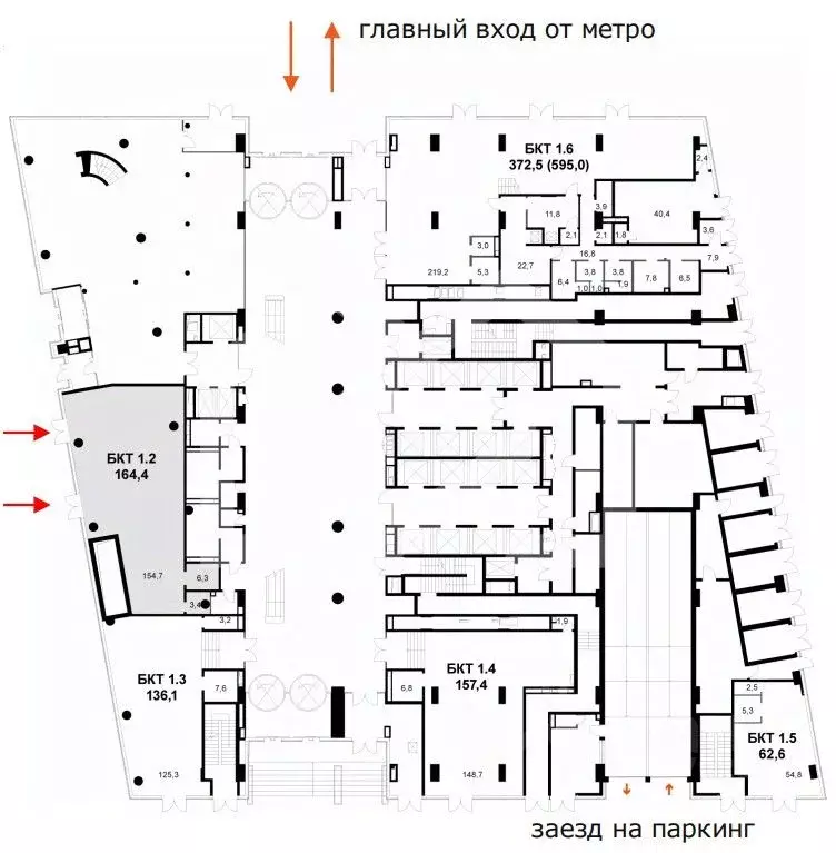 Торговая площадь в Москва ул. Шеногина, вл2/11 (164 м) - Фото 2