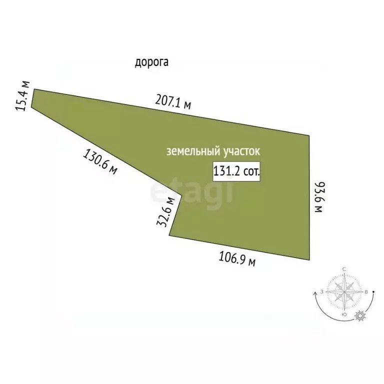 Участок в Крым, Белогорский район, Муромское с/пос, с. Дивное ул. ... - Фото 2