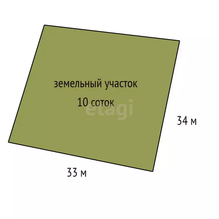 Участок в село Октябрьское, Нагорная улица (10 м) - Фото 1