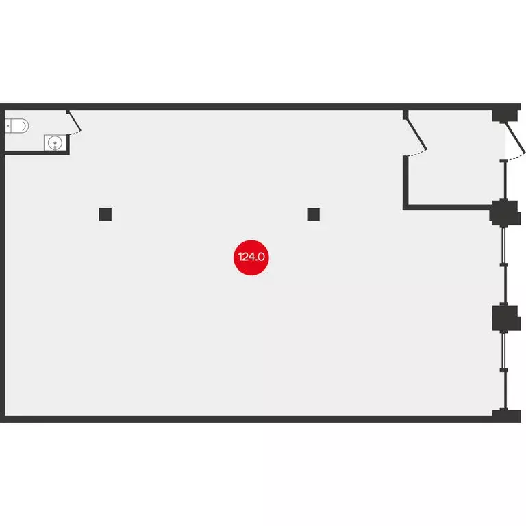 Офис (123.97 м) - Фото 2