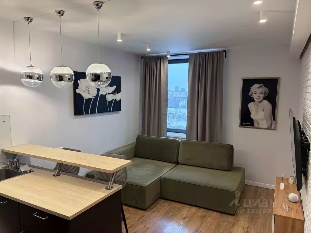 Студия Москва ул. Золоторожский Вал, 8 (26.5 м) - Фото 2