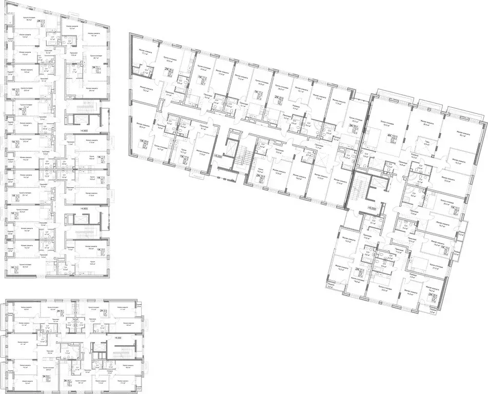 2-комнатная квартира: Нижний Новгород, ЖК Симфония Нижнего 2 (79 м) - Фото 2
