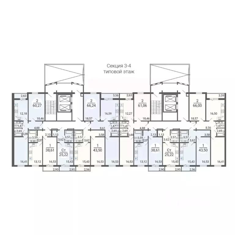 Студия Челябинская область, Магнитогорск просп. Ленина, 114 (25.22 м) - Фото 2