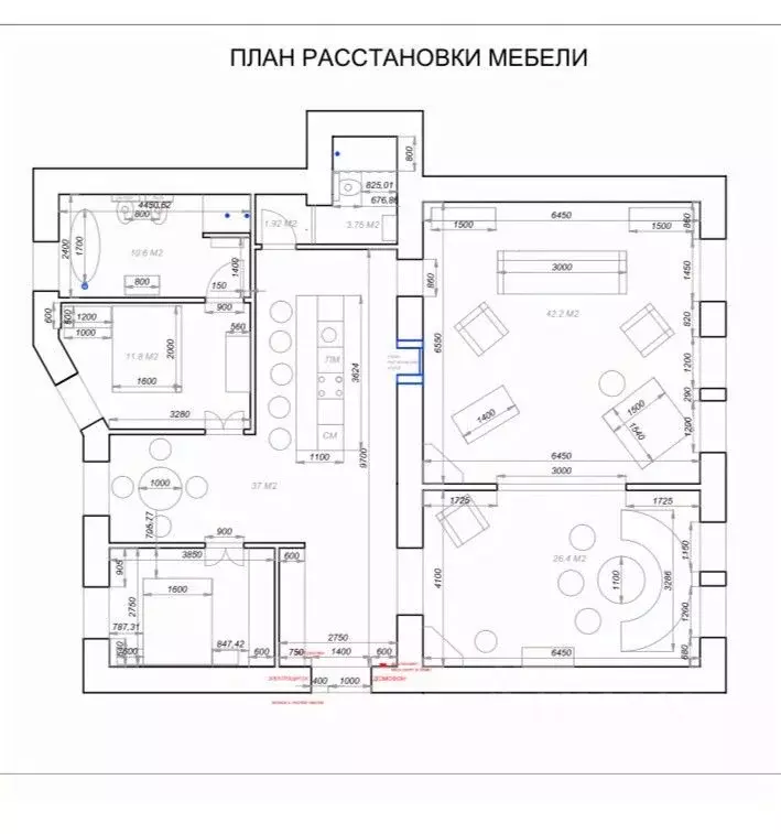 4-к кв. Санкт-Петербург ул. Рубинштейна, 23 (139.0 м) - Фото 1