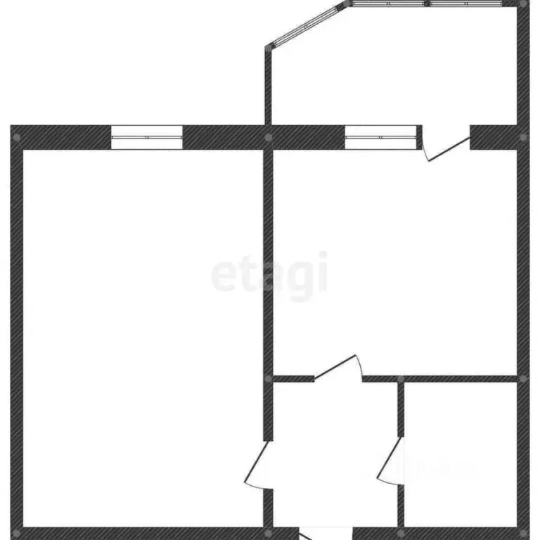 1-к кв. Ханты-Мансийский АО, Сургут ул. Александра Усольцева, 26 (36.0 ... - Фото 2