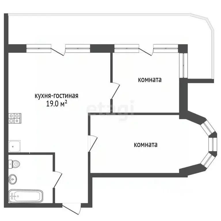 3-к кв. Крым, Ялта муниципальный округ, Гаспра пгт ш. Севастопольское, ... - Фото 2