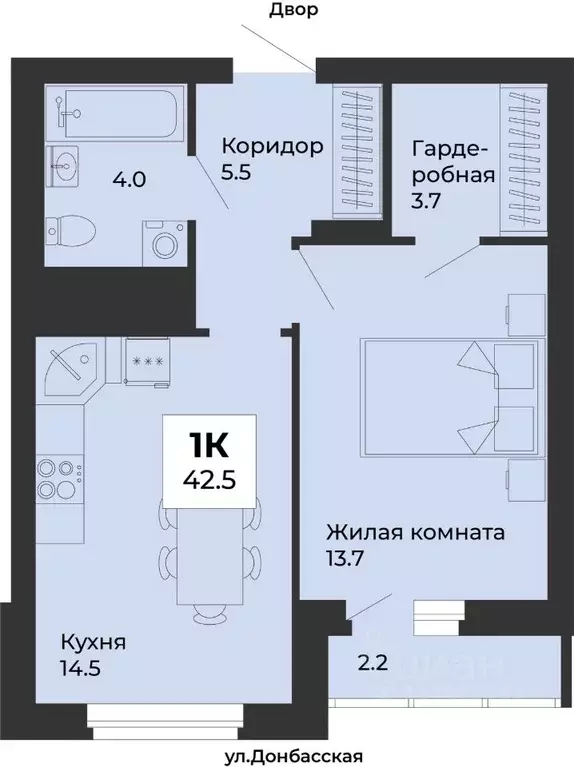 1-к кв. Свердловская область, Екатеринбург Уралмаш жилрайон, ул. ... - Фото 1