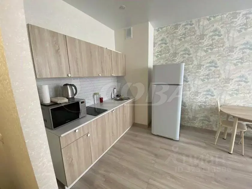 Студия Тюменская область, Тюмень ул. Газовиков, 73к1 (27.0 м) - Фото 1