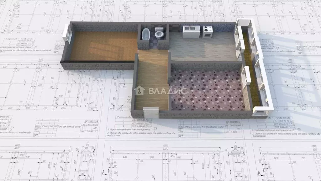 2-к кв. Иркутская область, Ангарск 30-й мкр, 8 (57.2 м) - Фото 2