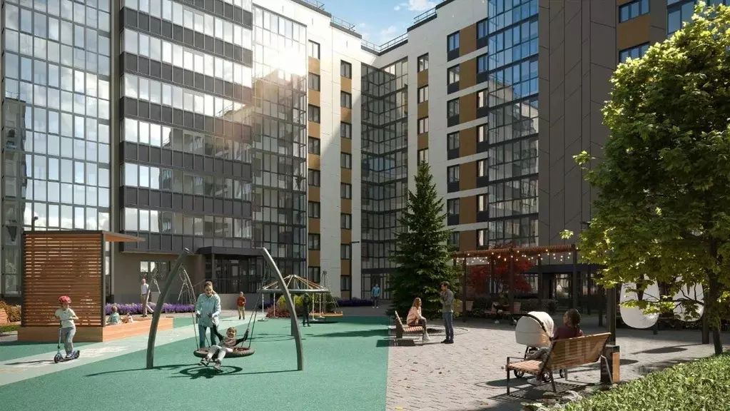 1-к кв. Пермский край, Пермь Кавказская ул., 13к2 (35.76 м) - Фото 2