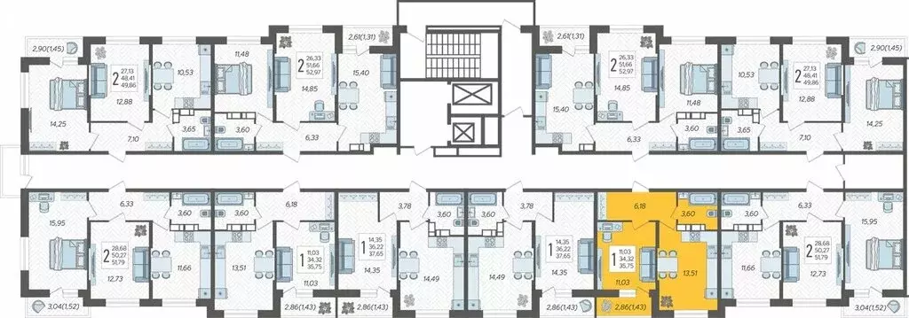 1-комнатная квартира: Краснодар, жилой комплекс Смородина (35.75 м) - Фото 1