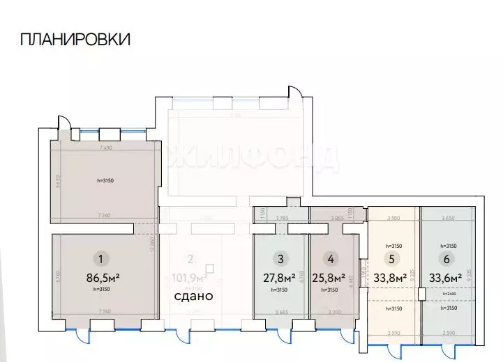 Помещение свободного назначения в Москва Денежный пер., 30 (34 м) - Фото 0
