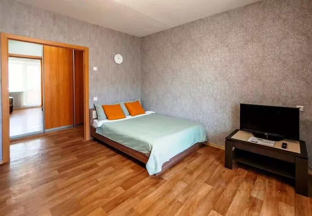 1-к кв. Курганская область, Курган Заозерный жилрайон, 4-й мкр, 22 ... - Фото 2