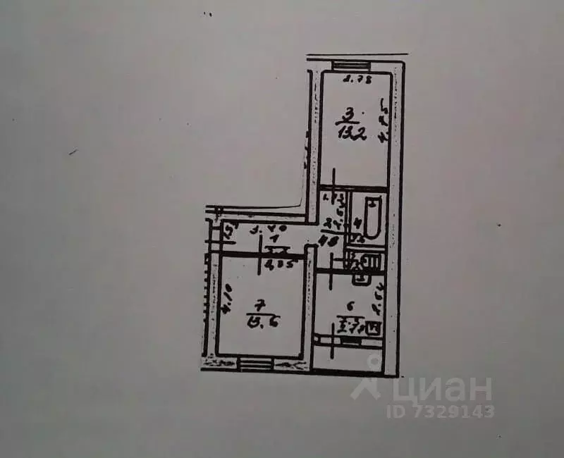 2-к кв. Новгородская область, Крестцы рп ул. Строителей, 11 (46.0 м) - Фото 1