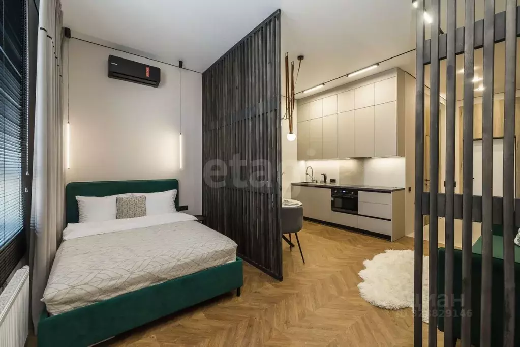 Студия Тюменская область, Тюмень ул. Евгения Войнова, 7 (35.4 м) - Фото 1