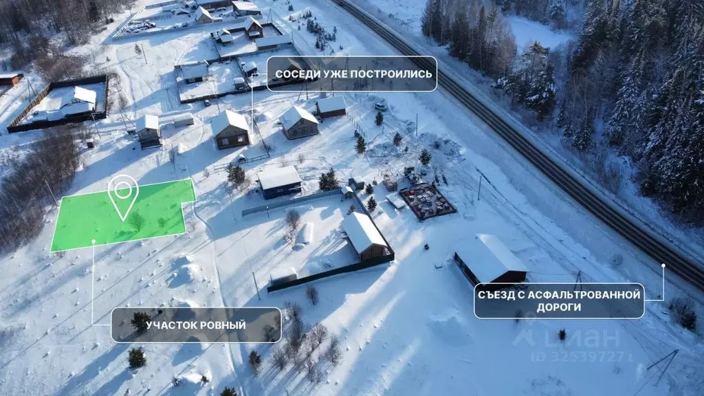 Участок в Томская область, Томский район, с. Корнилово, Красная горка ... - Фото 2