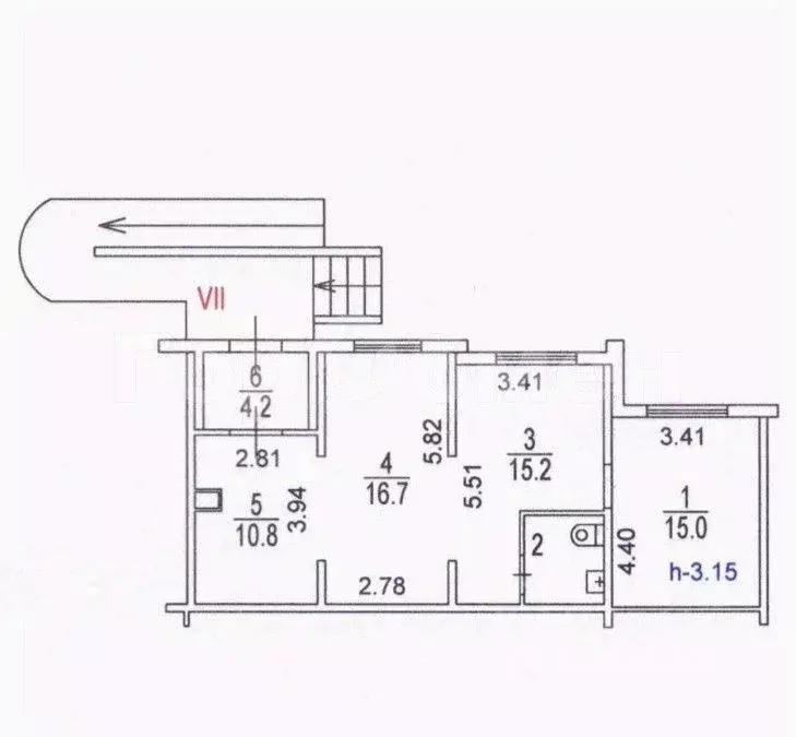 Помещение свободного назначения в Москва Нарвская ул., 1Ак3 (66 м) - Фото 1