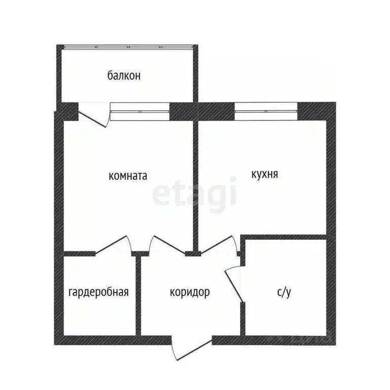 1-к кв. Белгородская область, Белгород ул. 1-я Центральная, 31 (34.9 ... - Фото 1