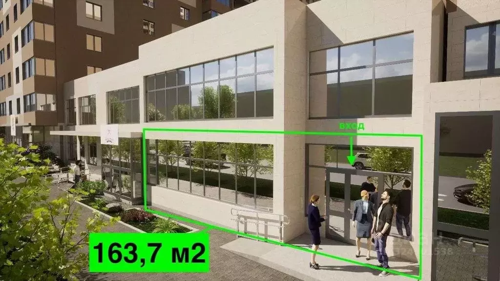 Торговая площадь в Самарская область, Самара ул. Дыбенко, 5 (164 м) - Фото 1