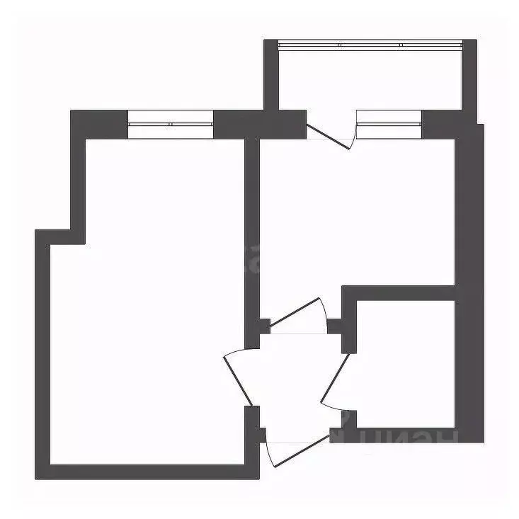 1-к кв. Амурская область, Благовещенский район, с. Чигири Садовая ул., ... - Фото 2