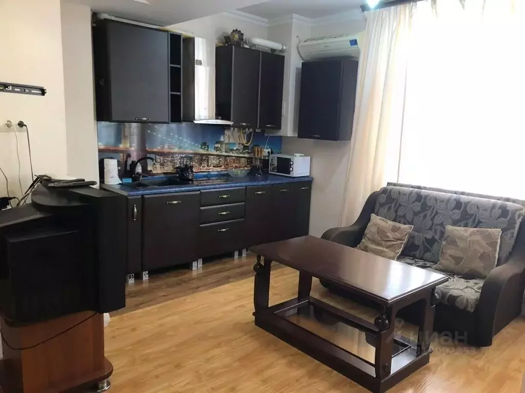 Студия Краснодарский край, Сочи Мамайка мкр, ул. Волжская, 38 (35.0 м) - Фото 1