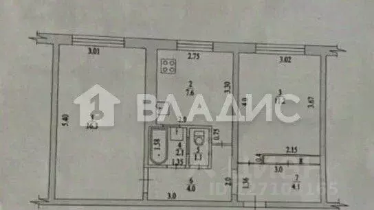 2-к кв. Краснодарский край, Ейск ул. Янышева, 116 (47.3 м) - Фото 2