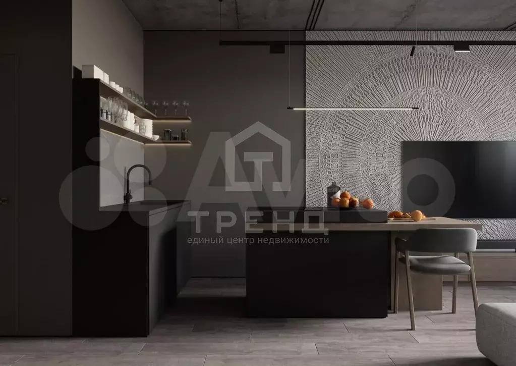 1-к. квартира, 49,3 м, 2/9 эт. - Фото 1