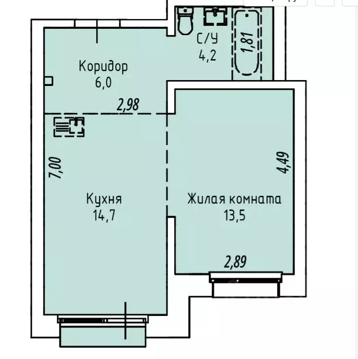 1-к кв. Иркутская область, Иркутск Култукская ул., 16 (39.4 м) - Фото 2