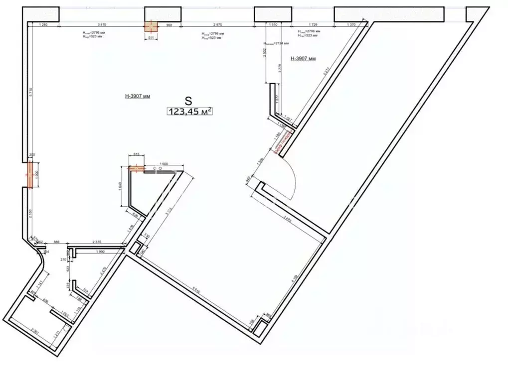 Помещение свободного назначения в Санкт-Петербург Комендантский ... - Фото 2