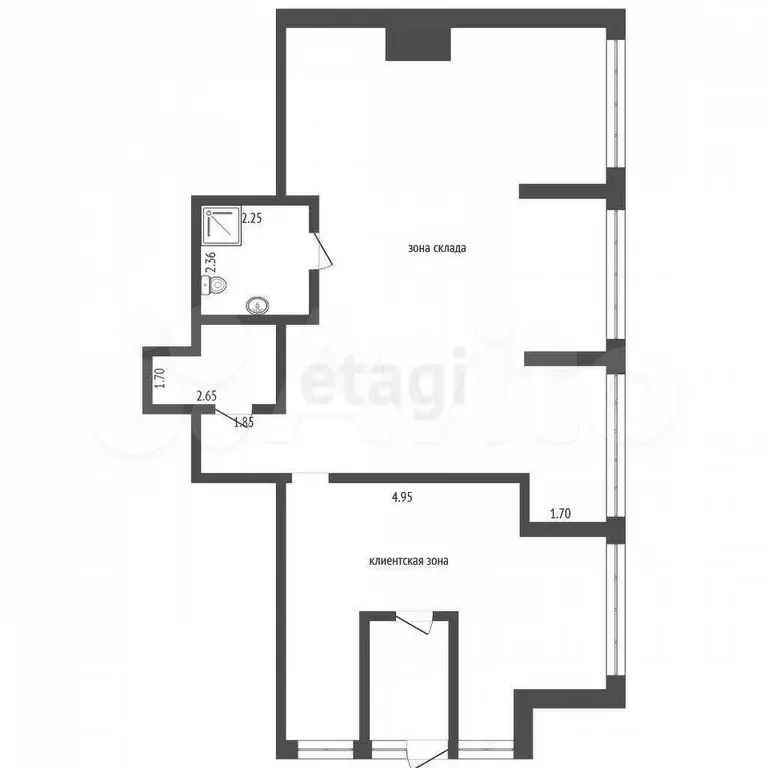 Продам помещение свободного назначения, 102.6 м - Фото 1