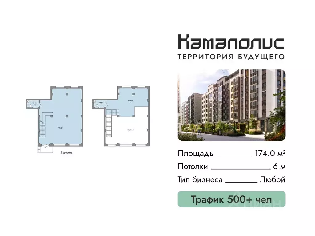 Помещение свободного назначения в Пермский край, Пермь ул. ... - Фото 1