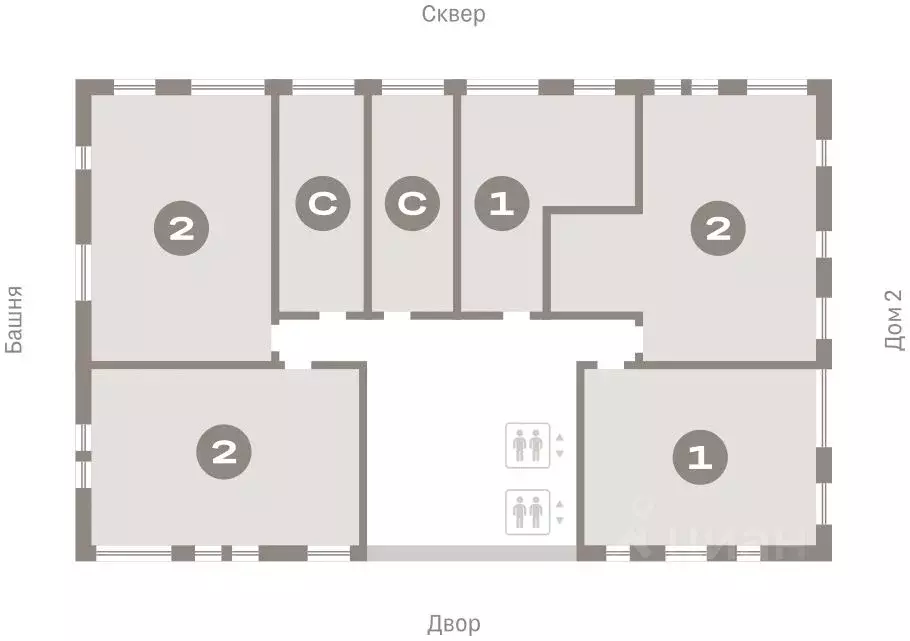 2-к кв. свердловская область, екатеринбург ул. пехотинцев, 2г (74.1 м) - Фото 1