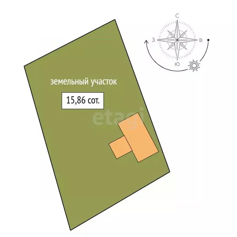 Участок в Челябинская область, Пласт Северный пер. (15.86 сот.) - Фото 1