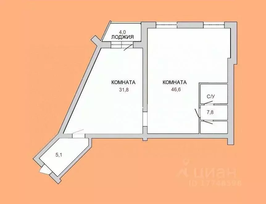 2-к кв. Волгоградская область, Волгоград ул. Глазкова, 23А (92.4 м) - Фото 2