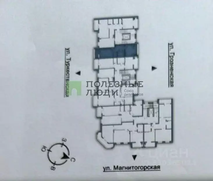 1-к кв. Астраханская область, Астрахань Туркестанская ул. (52.5 м) - Фото 2