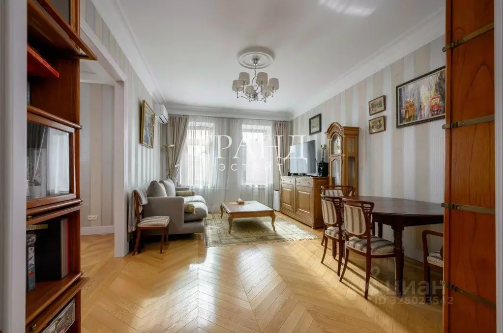 4-к кв. Москва ул. Пречистенка, 34/18 (100.3 м) - Фото 1