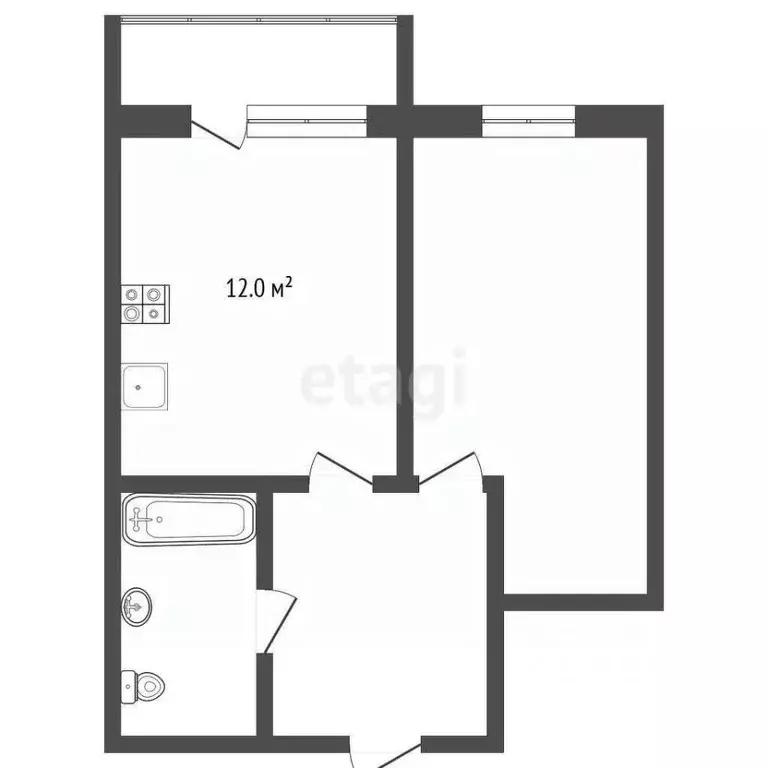 1-к кв. Ростовская область, Ростов-на-Дону Тибетская ул., 1Бс2 (36.0 ... - Фото 1