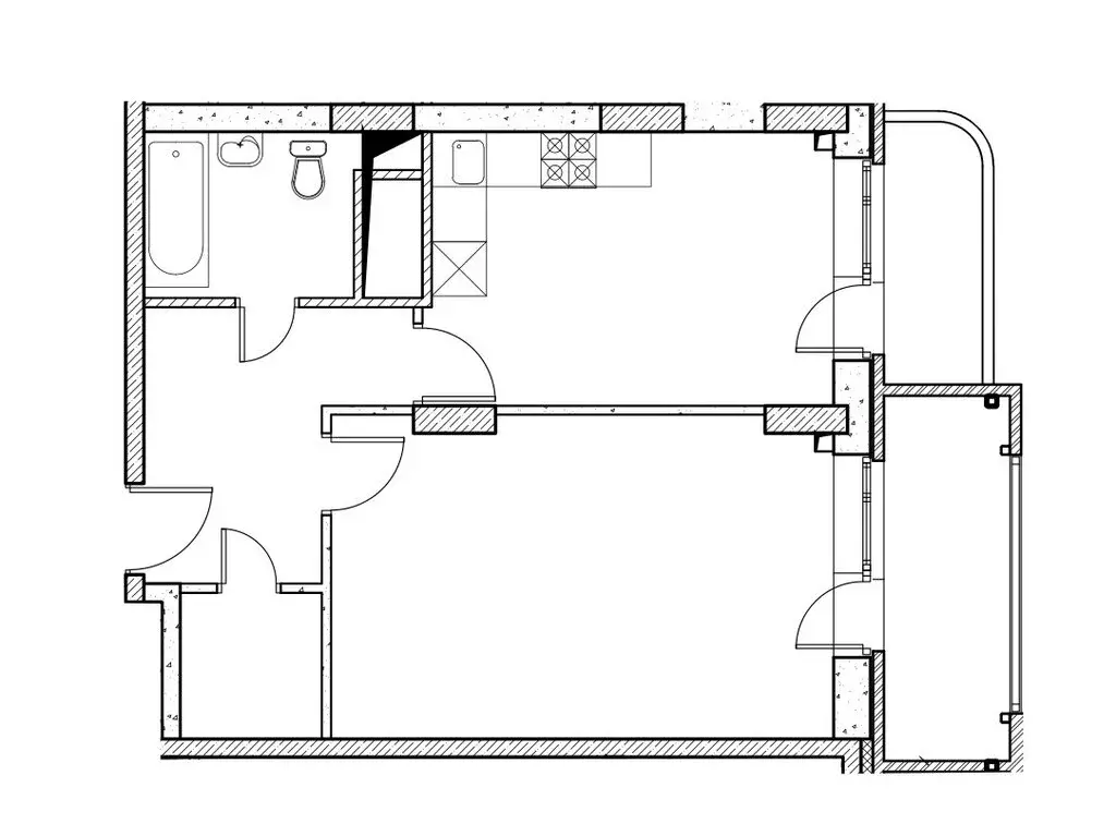 1-комнатная квартира: Подольск, микрорайон Климовск, Серпуховская ... - Фото 1