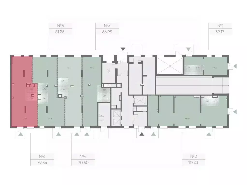 Помещение свободного назначения в Санкт-Петербург Морская миля жилой ... - Фото 1